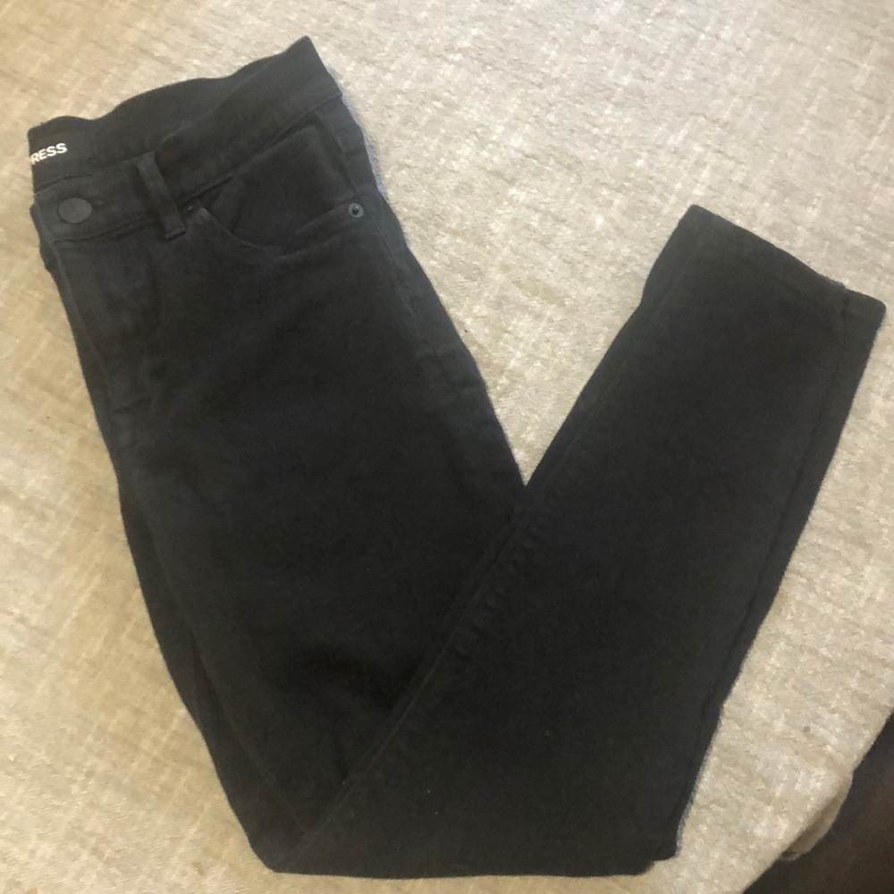 Express black skinny jean